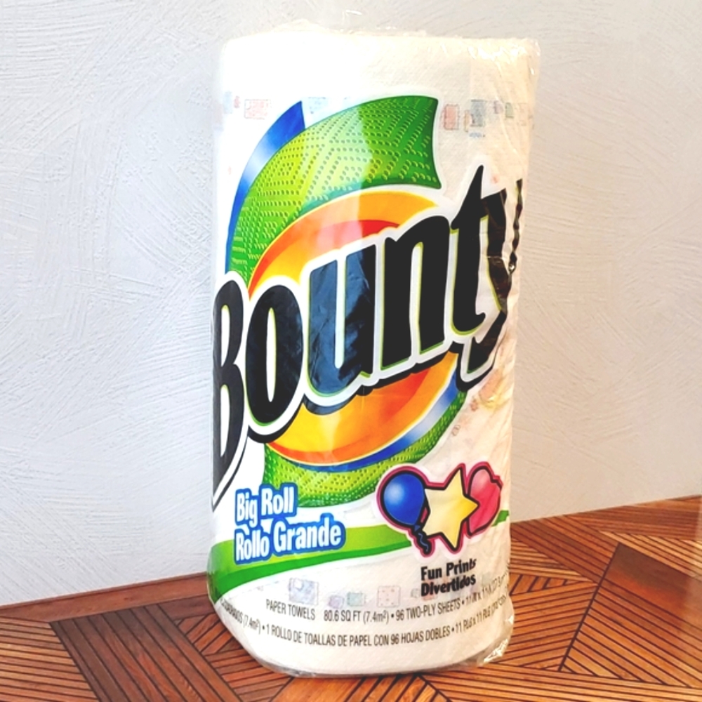 RARE Betsey Clark paper towel roll 96 sheets Bounty Hallmark UNOPENED New